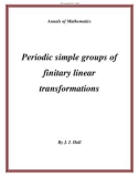 Đề tài Periodic simple groups of finitary linear transformations 