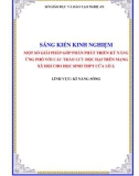 Sáng kiến kinh nghiệm THPT: Một số giải pháp góp phần phát triển kỹ năng ứng phó với các trào lưu độc hại trên mạng xã hội cho học sinh THPT Cửa Lò 2