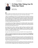 72 Phép Thần Thông Của Tề Thiên Đại Thánh