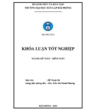 Khóa luận tốt nghiệp Kế toán Kiểm toán: Hoàn thiện công tác kế toán thanh toán với người mua, người bán tại Công ty TNHH TM và Giao nhận Kim Lộ