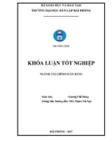 Khóa luận tốt nghiệp Tài chính Ngân hàng: Giải pháp nâng cao hiệu quả hoạt động tín dụng tại ngân hàng Thương mại Cổ phần Đông Nam Á – Chi nhánh Hải Phòng