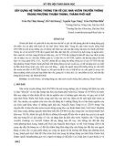 Xây dựng hệ thống thông tin về các nhà vườn truyền thống trong phường Thuận Thành, thành phố Huế