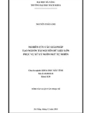 Tóm tắt luận văn Thạc sĩ Khoa học máy tính: Nghiên cứu các giải pháp tạo nguồn tài nguyên dữ liệu lớn phục vụ xử lý ngôn ngữ tự nhiên