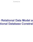 The Relational Data Model and Relational Database Constraints