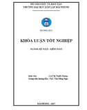 Khóa luận tốt nghiệp Kế toán Kiểm toán: Hoàn thiện công tác kế toán hàng hóa tại Công ty cổ phần đầu tư và phát triển Hải Nam