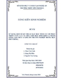 Sáng kiến kinh nghiệm THPT: Sử dụng một số kỹ thuật dạy học tích cực để phát triển năng lực tự học cho học sinh khối 12 nhằm nâng cao chất lượng ôn thi tốt nghiệp trung học phổ thông