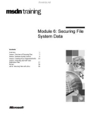 Module 6: Securing File System Data