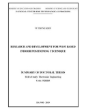 Summary of Doctoral thesis: Research and development for Wi-Fi based indoor positioning technique