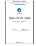 Khóa luận tốt nghiệp Kế toán Kiểm toán: Hoàn thiện công tác kế toán doanh thu, chi phí và xác định kết quả kinh doanh tại công ty TNHH thương mại xây dựng và vận tải Phúc Trường An