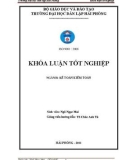 Khóa luận tốt nghiệp Kế toán Kiểm toán: Hoàn thiện công tác kế toán tài sản cố định tại công ty TNHH Mai Linh, Hải Phòng