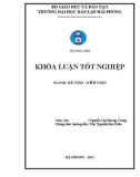 Khóa luận tốt nghiệp Kế toán Kiểm toán: Hoàn thiện tổ chức kế toán thanh toán với việc tăng cường quản lý công nợ tại Công ty cổ phần thương mại vận tải Hoàng Sơn