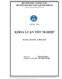 Khóa luận tốt nghiệp Kế toán Kiểm toán: Hoàn thiện công tác kế toán tiền lương và các khoản trích theo lương tại Công ty TNHH Thương mại Dịch vụ và Sản xuất Phương Anh