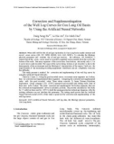 Correction and Supplementingation of the well log curves for Cuu Long oil basin by using the artificial neural networks