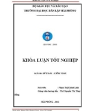 Khóa luận tốt nghiệp Kế toán Kiểm toán: Hoàn thiện tổ chức công tác kế toán Doanh thu, chi phí và xác định kết quả kinh doanh tại Công ty TNHH Thương mại Ngọc Đức