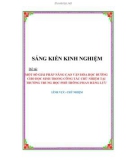 Sáng kiến kinh nghiệm THPT: Một số giải pháp nâng cao văn hóa học đường cho học sinh trong công tác chủ nhiệm tại trường trung học phổ thông Phan Đăng Lưu