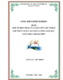 Sáng kiến kinh nghiệm THPT: Một số biện pháp của giáo viên chủ nhiệm góp phần nâng cao chất lượng giáo dục toàn diện cho học sinh bậc THPT