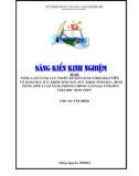 Sáng kiến kinh nghiệm THPT: Nâng cao năng lực thiết kế bài giảng cho giáo viên về giáo dục sức khoẻ sinh sản, sức khoẻ tình dục, bình đẳng giới và kĩ năng phòng chống xâm hại tình dục cho học sinh THPT