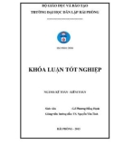 Khóa luận tốt nghiệp Kế toán Kiểm toán: Hoàn thiện tổ chức kế toán tập hợp chi phí sản xuất và tính giá thành sản phẩm tại Công ty Cổ phần Trà Than Uyên