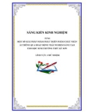 Sáng kiến kinh nghiệm THPT: Một số giải pháp nhằm phát triển phẩm chất nhân ái thông qua hoạt động trải nghiệm sáng tạo cho học sinh trường THPT Kỳ Sơn