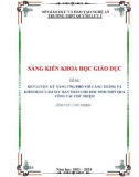 Sáng kiến kinh nghiệm THPT: Rèn luyện kỹ năng ứng phó với căng thẳng và kiểm soát cảm xúc bản thân cho học sinh THPT qua công tác chủ nhiệm