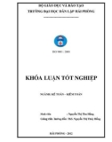 Khóa luận tốt nghiệp Kế toán Kiểm toán: Hoàn thiện tổ chức công tác kế toán doanh thu chi phí và xác định kết quả kinh doanh tại Công ty TNHH SKT PLACO