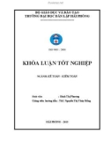 Khóa luận tốt nghiệp Kế toán kiểm toán: Tổ chức kế toán vốn bằng tiền tại Công Ty Cổ phần VILACO