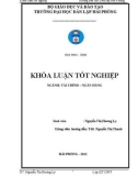 Khóa luận tốt nghiệp Tài chính ngân hàng: Giải pháp tăng cường công tác huy động vốn tại Ngân hàng Thương mại Cổ phần Bưu điện Liên Việt – Chi nhánh Hải Phòng