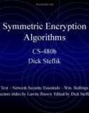 Symmetric Encryption Algorithms