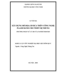 LUẬN VĂN: XÂY DỰNG ĐỒ HỌA 3D DỰA TRÊN CÔNG NGHỆ FLASH DÀNH CHO THIẾT BỊ NHÚNG PHƯƠNG PHÁP XỬ LÝ 3D CỦA PAPERVISION3D