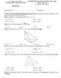 Đề thi giữa học kì 2 môn Toán lớp 11 năm 2023-2024 có đáp án - Trường THPT Trần Hưng Đạo, Ninh Bình