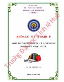 Khóa luận tốt nghiệp Quản trị kinh doanh: Hoàn thiện hệ thống kênh phân phối sản phẩm dịch vụ trả trước Mobifone tại thị trường tỉnh Quảng Trị