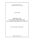 Luận văn Thạc sĩ Toán học: Tính hữu hạn và tính ổn định tiệm cận của một số tập iđêan nguyên tố