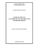 Luận văn Thạc sĩ Toán học: Về kiểu đa thức dãy của mô đun hữu hạn sinh trên vành noether địa phương