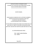 Master minor programme thesis English linguistics: Using images in communicative activities to improve students’ retention of English vocabulary in architecture for students at Hanoi architectural university