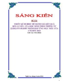 Sáng kiến kinh nghiệm THPT: Thiết kế Rubric để đánh giá kết quả rèn luyện của học sinh theo thông tư 22/2021/TT-BGDĐT nhằm đáp ứng mục tiêu của CTGDPT 2018