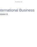 International Business: Session 6