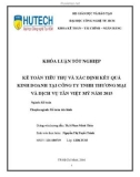 Khóa luận tốt nghiệp: Kế toán doanh thu, chi phí và xác định kết quả kinh doanh tại Công Ty TNHH TM & DV Tân Việt Mỹ năm 2015