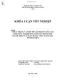 Khóa luận tốt nghiệp: Thực trạng và một số giải pháp nâng cao hiệu quả marketing cho sản phẩm thẻ Flexicard của Ngân hàng TMCP Xăng dầu Petrolimex