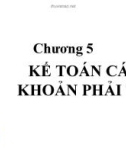 Chương 5 - Kế toán các khoản thu