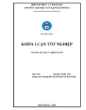 Khóa luận tốt nghiệp Kế toán - Kiểm toán: Hoàn thiện công tác lập và phân tích bảng cân đối kế toán tại Công ty Cổ phần Thanh Niên Hải Phòng