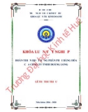 Khóa luận tốt nghiệp Quản trị kinh doanh: Hoàn thiện hoạt động phân phối hàng hóa của Công ty TNHH Hoàng Long