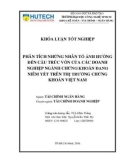 Khóa luận tốt nghiệp: Phân tích những nhân tố ảnh hưởng đến cấu trúc vốn của các doanh nghiệp ngành chứng khoán đang niêm yết trên thị trường chứng khoán Việt Nam