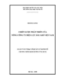 Luận văn Thạc sĩ Quản lý kinh tế: Chiến lược phát triển của Tổng công ty Điện lực Dầu khí Việt Nam