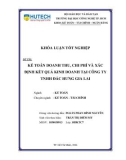 Khóa luận tốt nghiệp: Kế toán doanh thu, chi phí và xác định kết quả kinh doanh tại Công ty TNHH Đắc Hưng Gia Lai