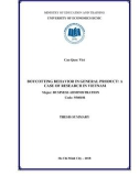 Thesis summary Business administration: Boycotting behavior in general product - A case of research in Vietnam