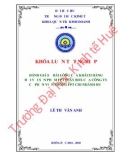 Khóa luận tốt nghiệp Quản trị kinh doanh: Đánh giá sự hài lòng của khách hàng đối với sản phẩm FPT Play Box của Công ty cổ phần viễn thông FPT Chi nhánh Huế