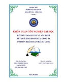 Khóa luận tốt nghiệp: Kế toán doanh thu và xác định kết quả kinh doanh tại công ty cổ phần khách sạn Hoàng Cung