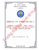 Khóa luận tốt nghiệp Quản trị kinh doanh: Nghiên cứu các yếu tố ảnh hưởng đến năng suất lao động của bộ phận sản xuất trực tiếp tại Công ty SCAVI Huế