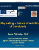 Healthy eating – basics of nutrition of the elderly