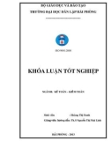 Khoá luận tốt nghiệp: Hoàn thiện công tác kế toán doanh thu, chi phí và xác định kết quả kinh doanh tại Chi nhánh công ty TNHH MTV dược phẩm trung ương 2 tại Hải Phòng